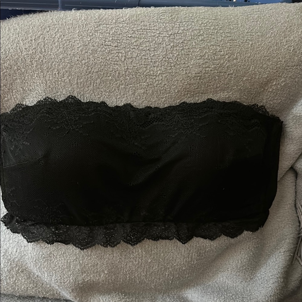 SPANX Black Bandeau strapless bra bralette